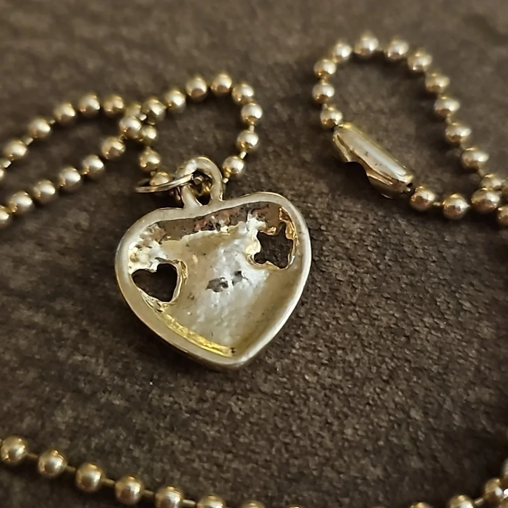 3/$25 Friends Heart Pendant Ball Chain Necklace